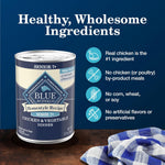 blue buffalo senior chicken dinner wet dog food 12.5-oz cans 12 count