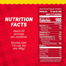 Mrs. Butterworth Pancake and Waffle Mix, 32 Ounce, Non-GMO, No Preservatives, Easy to Make, Great Source of Calcium