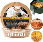 Ninja Foodi Air Fryer Liners, Ninja Air Fryer Liners Disposable, Ninja DZ071 Foodi Ninja Dual Air Fryer Parchment Paper Liners, Rectangular Airfryer Paper Liners, Rectangle 2 Basket Liners