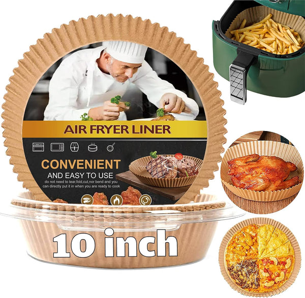 Ninja Foodi Air Fryer Liners, Ninja Air Fryer Liners Disposable, Ninja DZ071 Foodi Ninja Dual Air Fryer Parchment Paper Liners, Rectangular Airfryer Paper Liners, Rectangle 2 Basket Liners