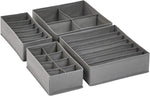 Amazon Basics Collapsible Cloth Drawer Organizer Boxes for Storage