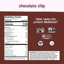 Organic and Gluten-Free Chocolate Chip Granola Bites, 28 Count, Individually Wrapped Snacks