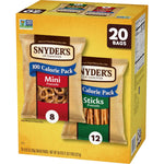 Snyder's of Hanover Variety Pack Pretzels, 20 Count, 0.92 Oz, Non-GMO