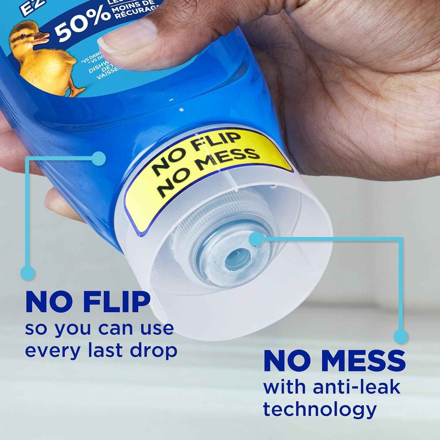 Dawn EZ-Squeeze Ultra Dish Soap, Dishwashing Liquid, Original, Dish Soap Refill, 22 fl oz