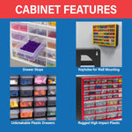 Akro-Mils 44-Drawer Plastic Storage Cabinet for Garage Organization and Classroom Essentials