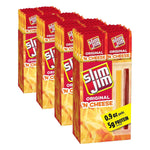 Slim Jim Original 'N Cheese Smoked Meat Sticks, 10 Count, 0.9 oz Each