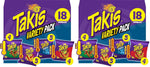 Takis 18 pc / 1 oz Variety Pack, Assorted Flavored Rolled Corn Tortilla Chips
