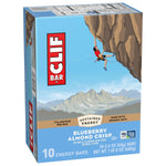 CLIF BAR Energy Protein Bars Blueberry Almond Crisp 10 Pack Non GMO