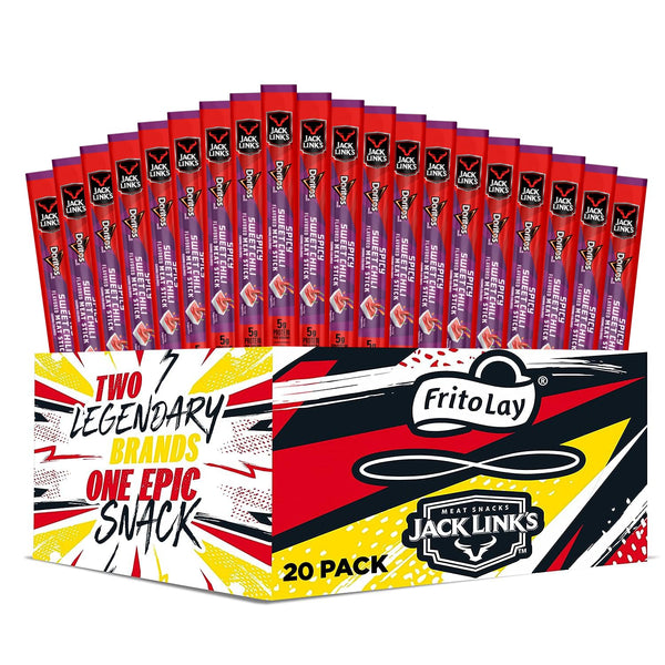 Frito Lay Jack Link's Meat Sticks Flamin' Hot Pack of 20