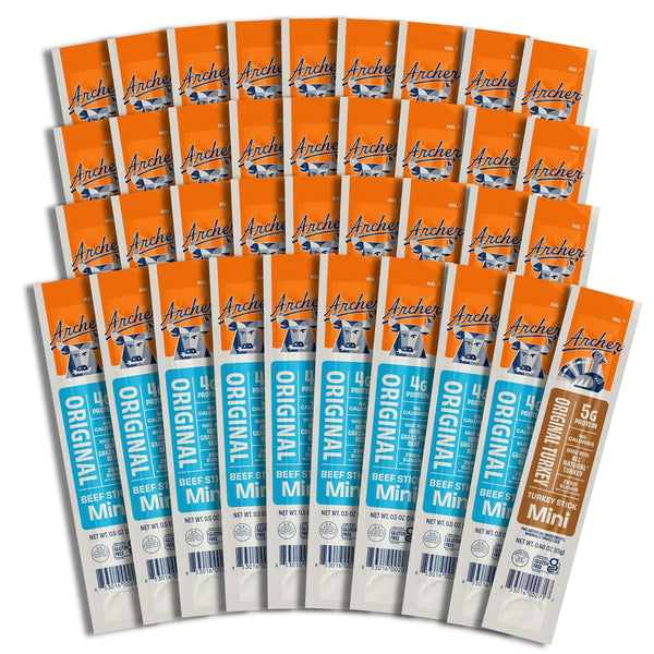 Grass Fed Beef Jerky Sticks Individually Wrapped in Bulk