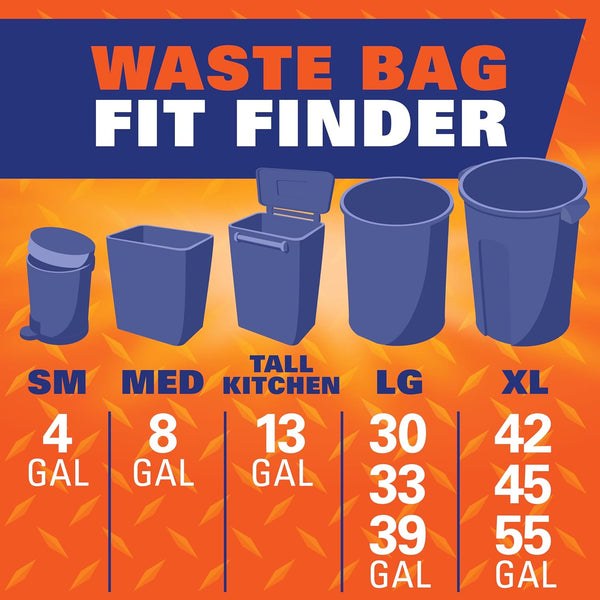Hefty Ultra Strong 30 Gallon Trash Bags with Fabuloso Scent