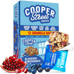 Soft Baked Granola Bars with Blueberry Pomegranate Flavor, 12 Count, Nut and Dairy Free