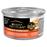 purina pro plan high protein cat food complete essentials wet gravy chicken and rice entree