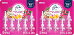 Glade PlugIns Refills Air Freshener, Scented and Essential Oils for Home and Bathroom, Hawaiian Breeze, 6.7 Fl Oz, 10 Count