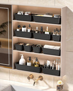 25 PCS Plastic Drawer Organizers Set for Makeup and Desk Drawers