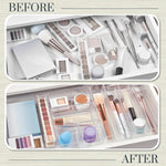 STORi SimpleSort 10-Piece Stackable Clear Drawer Organizer Set
