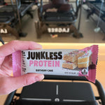 JUNKLESS Protein Bars Variety Pack with 4 Flavors and 12 Bars