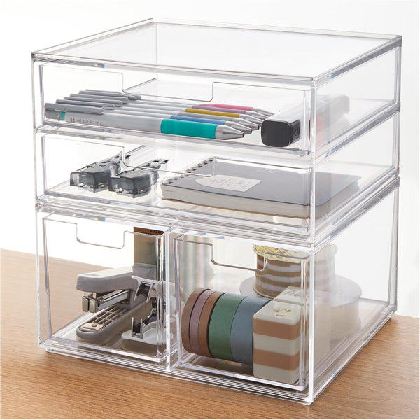 STORi Stackable Desk Drawer Organizer for Desktops and Vanities