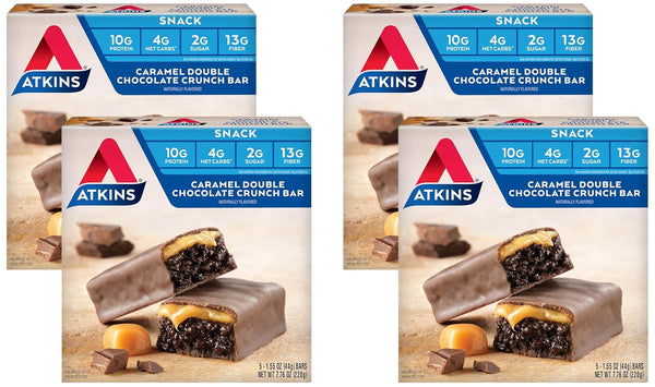 Atkins Chocolate Crème Protein Wafer Crisps, 5 Count, 1.27oz Each