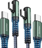 ainope 60w 2-pack 6.6ft usb c to usb c cable fast charging phone charger for iphone 17 pro max accessories