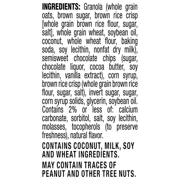 Quaker Chewy Granola Bars, Chocolate Chip, 58 Count, Individually Wrapped