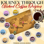 InfuSio Coffee Pods Variety Pack, 96 Count, 12 Blends, Compatible with Keurig K-Cup 2.0 Brewers
