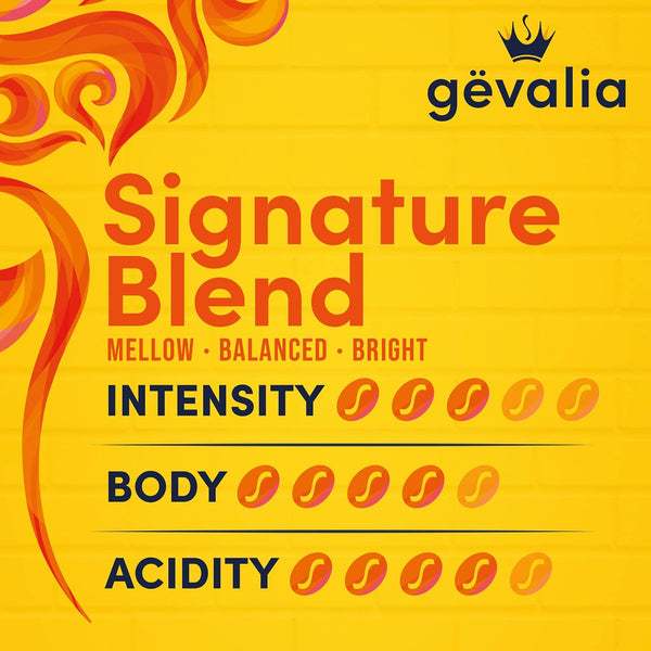 Gevalia Signature Blend Mild Light Roast K-Cup Coffee Pods, 84-count box