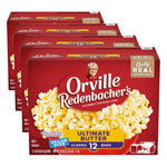 Orville Redenbacher's Microwave Popcorn, Ultimate Butter Flavor, 6-Count Boxes