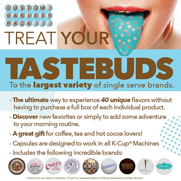 Dark Roast Coffee Pod Variety Pack for Keurig K Cups