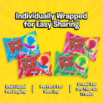 Bulk candy variety pack with assorted flavors and individually wrapped lollipops