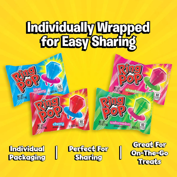 Bulk candy variety pack with assorted flavors and individually wrapped lollipops