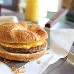 Jimmy Dean Sausage, Egg and Cheese Croissant Breakfast Sandwich, 8 Count Frozen Package