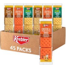 Keebler Sandwich Crackers Variety Pack 45 Packs Baked in USA