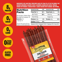 Tillamook Country Smoker Smoked Sausage, Zero Sugar, Original, 16 Ounce, 36 Count Meat Sticks