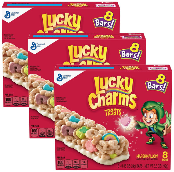 Lucky Charms Cereal Bars, 16 Count, 13.6 oz Value Pack