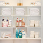 Extra Large Clear Plastic Storage Bins for Pantry Closet Laundry Room Organization