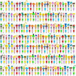 cZWZ 20Pcs Mini Multicolor Pens 4-in-1 Cute Ballpoint Pens for Kids Birthday Party Favors Gifts Teacher Supplies