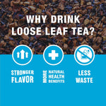 Tiesta Tea Blueberry Wild Child Loose Leaf Herbal Tea 1.8 Ounce Resealable Pouch
