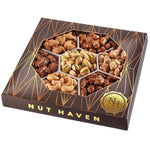 Gift basket with assorted nuts for various occasions