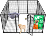 FXW Homeplus Unleashed Indoor Dog Playpen - Stress-Free and Safe Play, Heavy Duty 24 Inch 6 Panels Dog Pen for Puppy and Small Dogs, Black│Patented