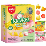 AMOS Peelerz Exotic Fruit Peelable Gummy Candy Variety Pack