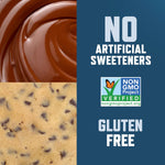 CLIF BUILDERS + Caffeine Protein Bars, Chocolate Chip Cookie Dough Flavor, 20g Plant Based Protein, Gluten Free, Non-GMO, Low Glycemic, No Artificial Sweeteners, 2.4 oz, 12 Pack