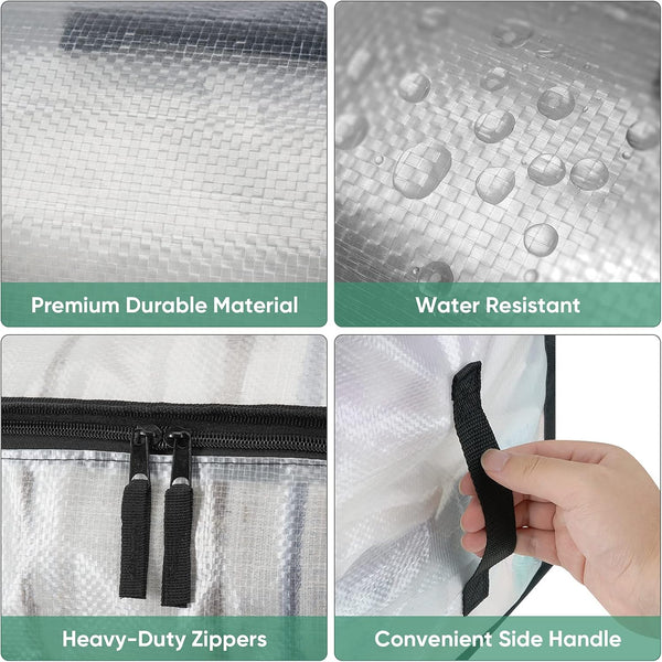 6-Pack Oversized Moving Bags with Reinforced Handles for Storage and Organization