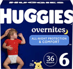 Huggies Overnites Size 5 Overnight Diapers, 50 Ct, 27+ lbs, Disney Designs
