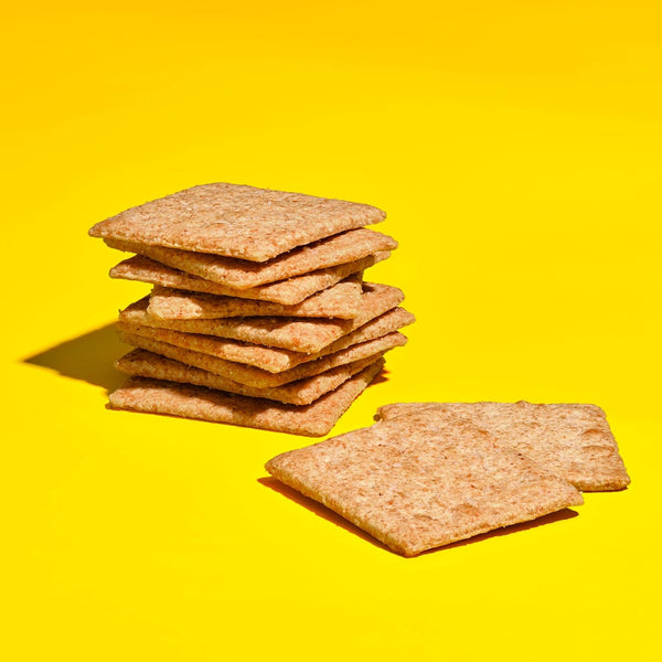 Whole grain wheat crackers in a 20 oz party size box