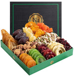 Gift basket with assorted nuts for various occasions
