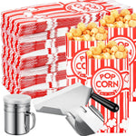 Essenya 202 Pcs Popcorn Bags with Popcorn Scoop and Salt Shaker