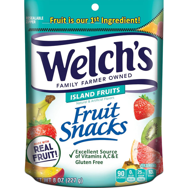 Welch's Fruit Snacks, Mixed Fruit Resealable Snack Pack, Gluten Free, 28oz Snack Pack (Pack of 1)