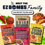 EZ Bombs Birria Bomb Seasoning, Pack of 2 - Authentic Mexican Spice Mix for Tacos, Burritos & Nachos - Made with Real Chiles & Herbs