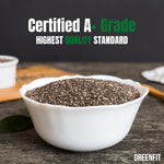 Greenfit Premium Bulk Chia Seeds (10Lbs Bag) | A+ Grade Chia | Nutrient-Packed Superfood | Non-GMO | Gluten-Free Chia Seeds Bulk | Vegan